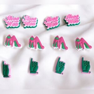 AKA Sorority Croc Charms